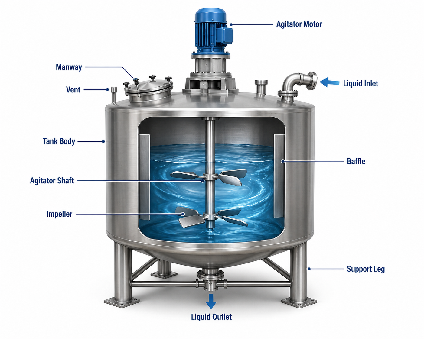 Liquid Mixing Tank Manufacturers in Maharashtra - Sairam Engineering